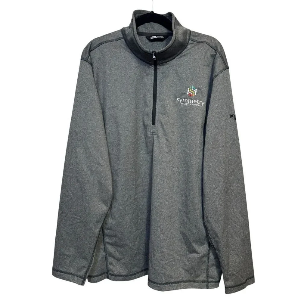 The North Face Mens XL Tech Glacier Pullover 1/4 Zip Fleece Sweatshirt Outdoor
